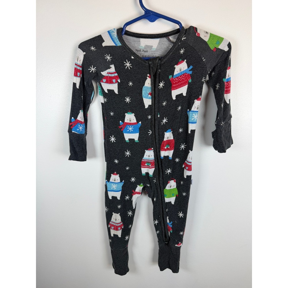 Little Sleepies Polar Bear Bamboo Zippy 0-3 Months
